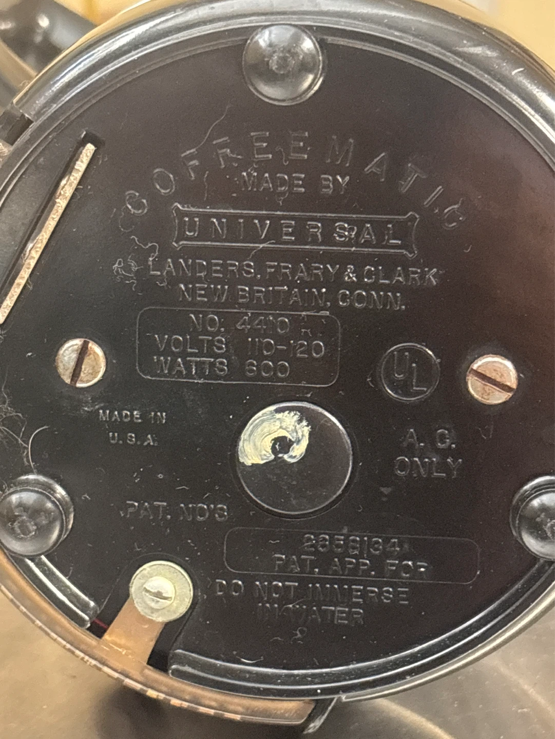 Universal Coffeematic Electric Percolator - photo 5