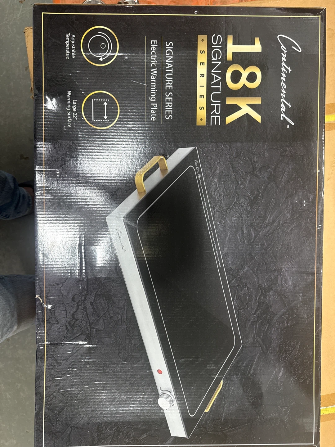 Continental 18K Signature Series Electric Warming Plate
