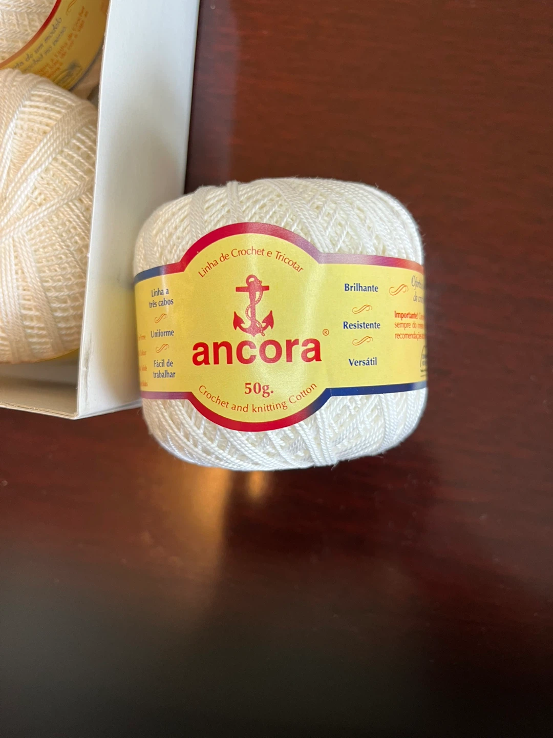 Ancora Crochet and Knitting Cotton - White - photo 4