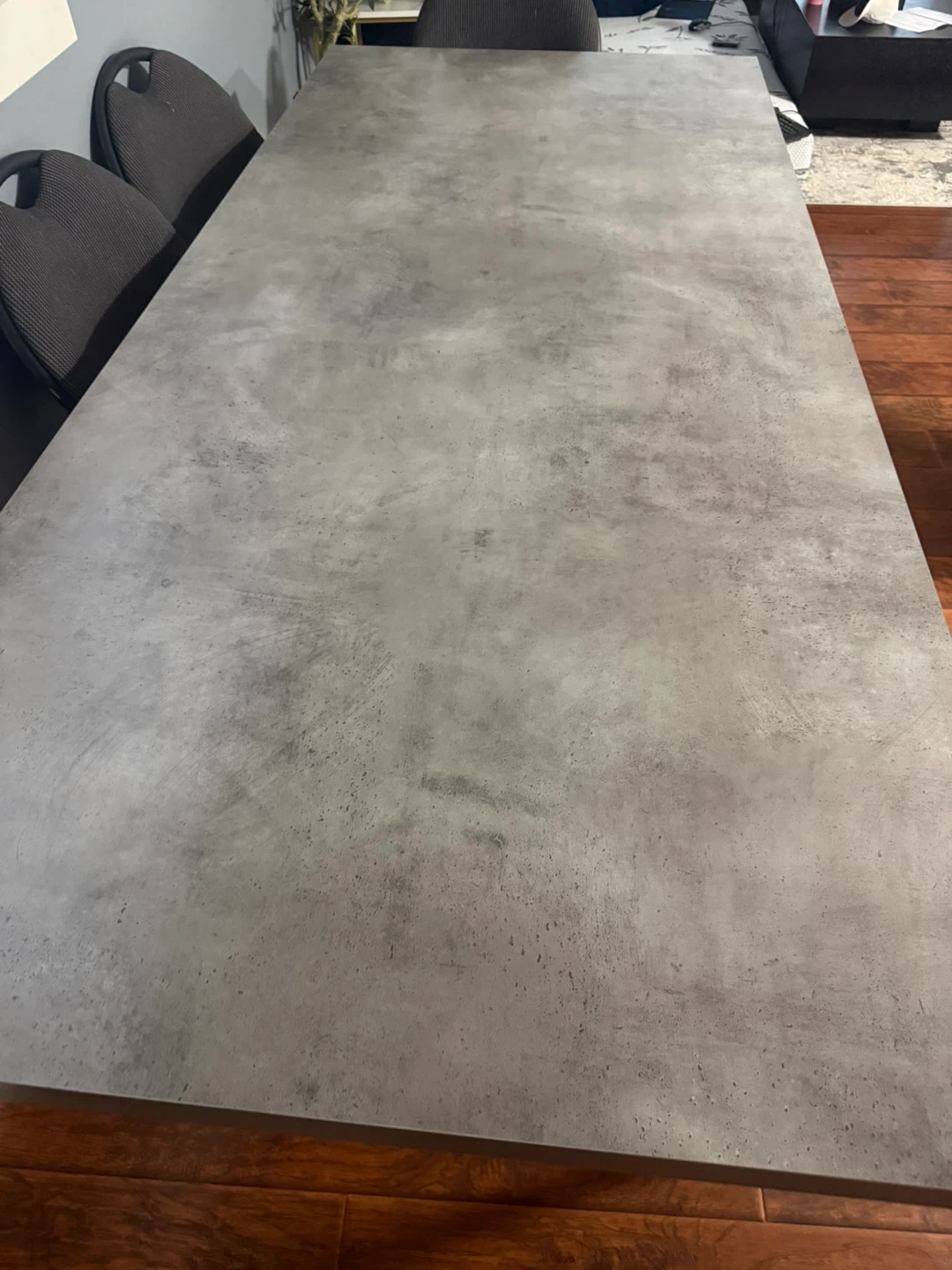Dining Table with Black Metal Legs - photo 2