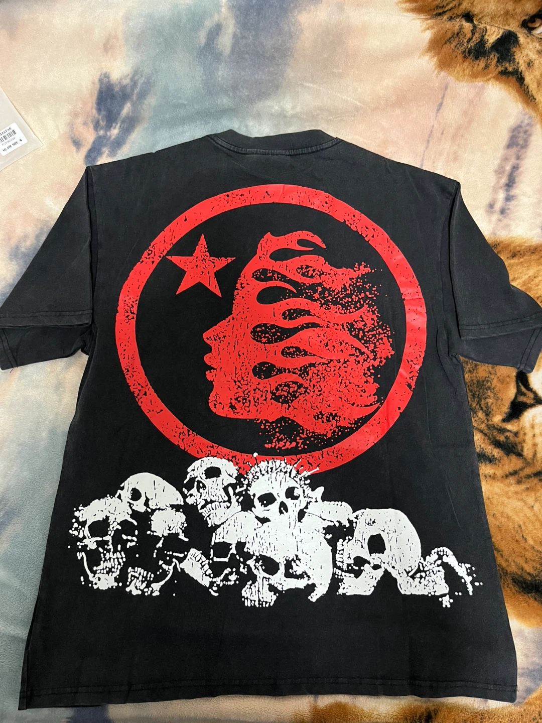 Hellstar Black Skull T-Shirt Size M - photo 3