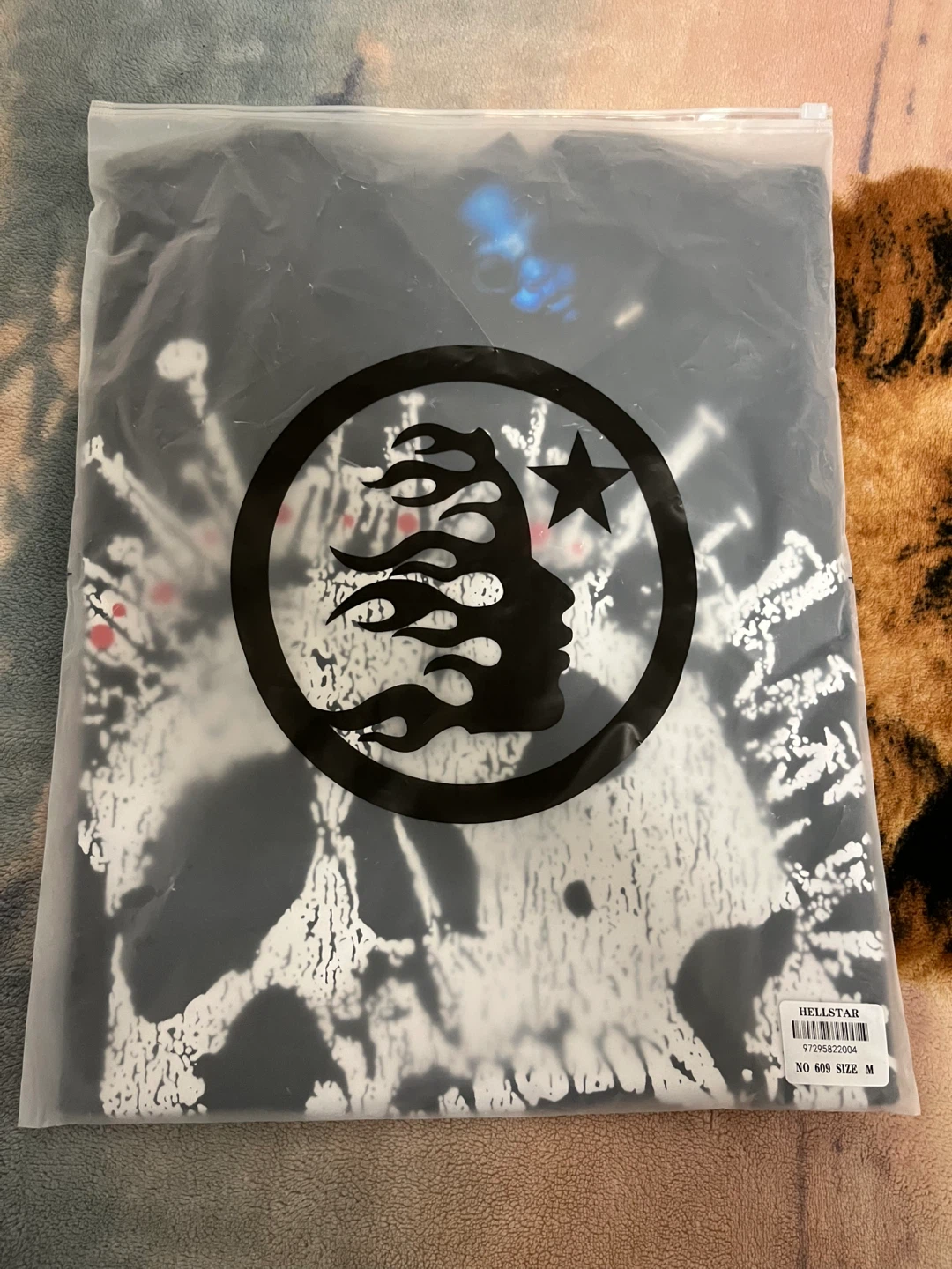 Hellstar Black Skull T-Shirt Size M