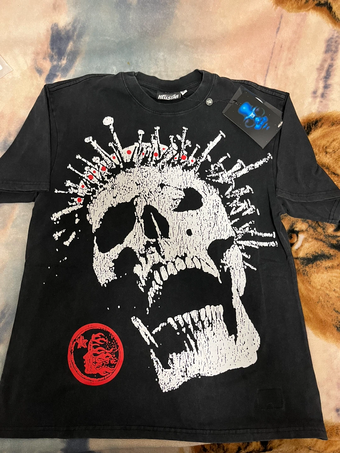 Hellstar Black Skull T-Shirt Size M - photo 2