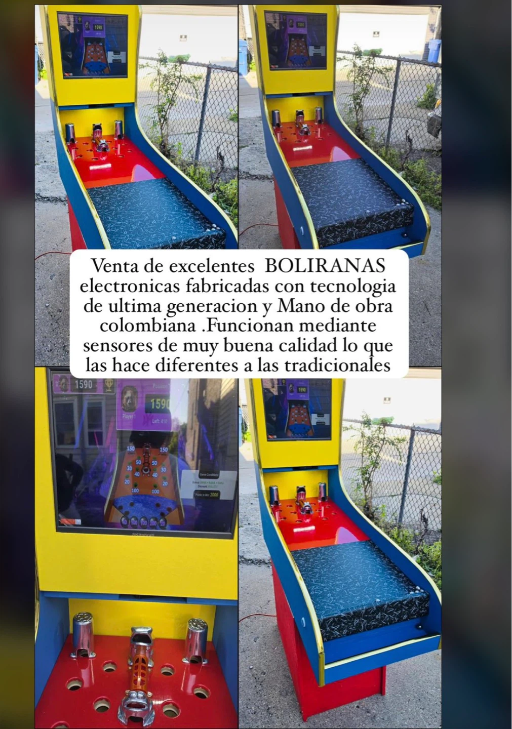 Custom Electronic Ball Throwing Arcade Game