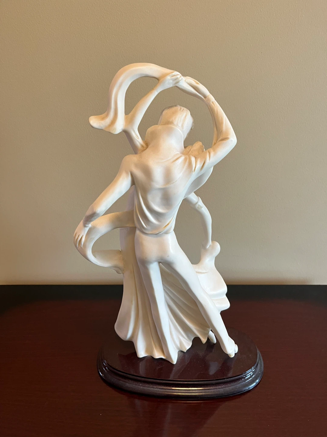 White Dancing Couple Figurine - photo 2