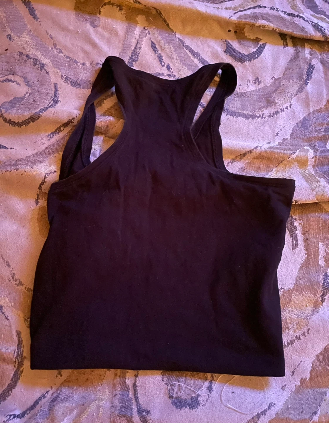 Black Racerback Tank Top - photo 2