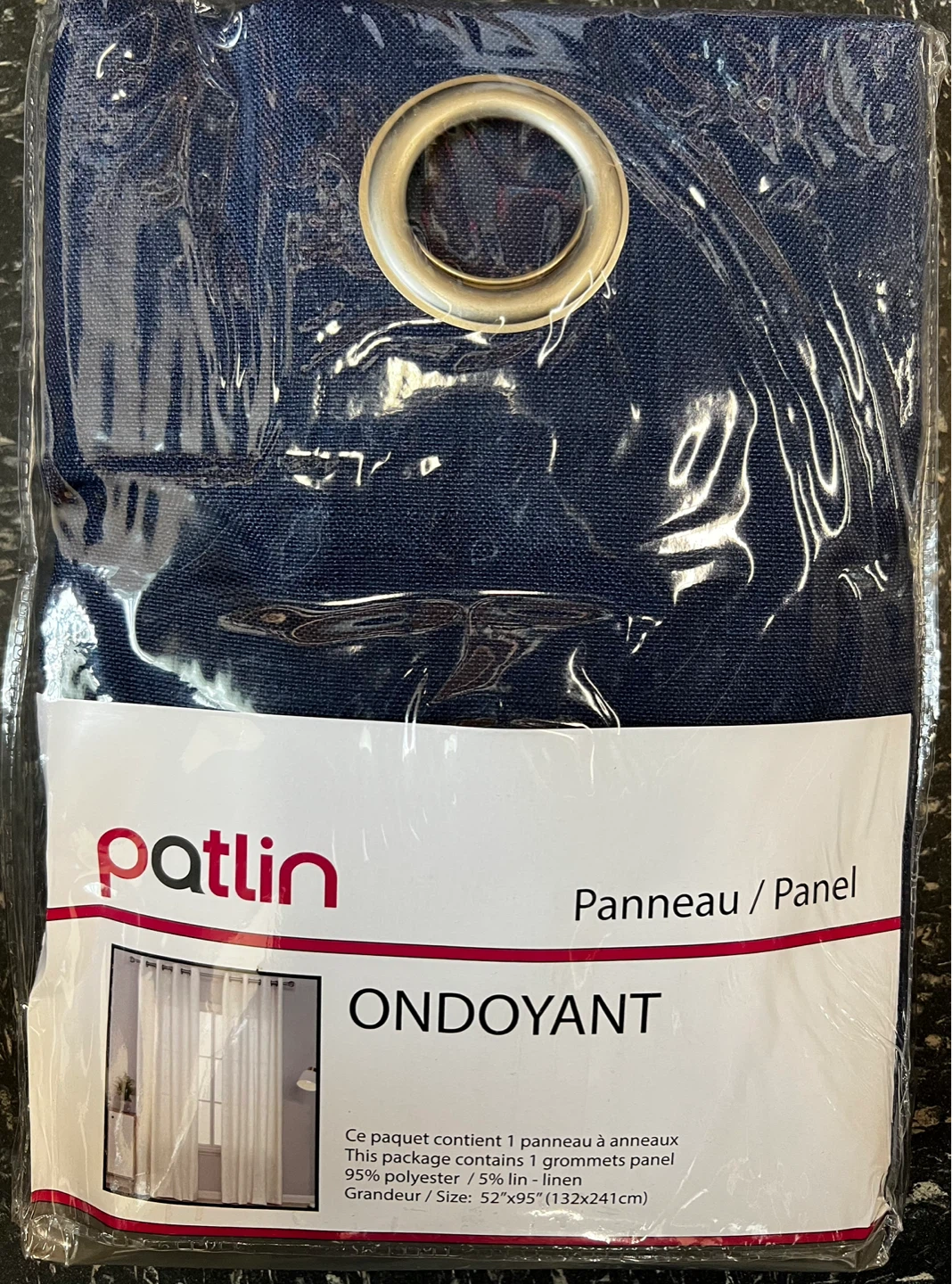 Patlin ONDOYANT Grommet Curtain Panel