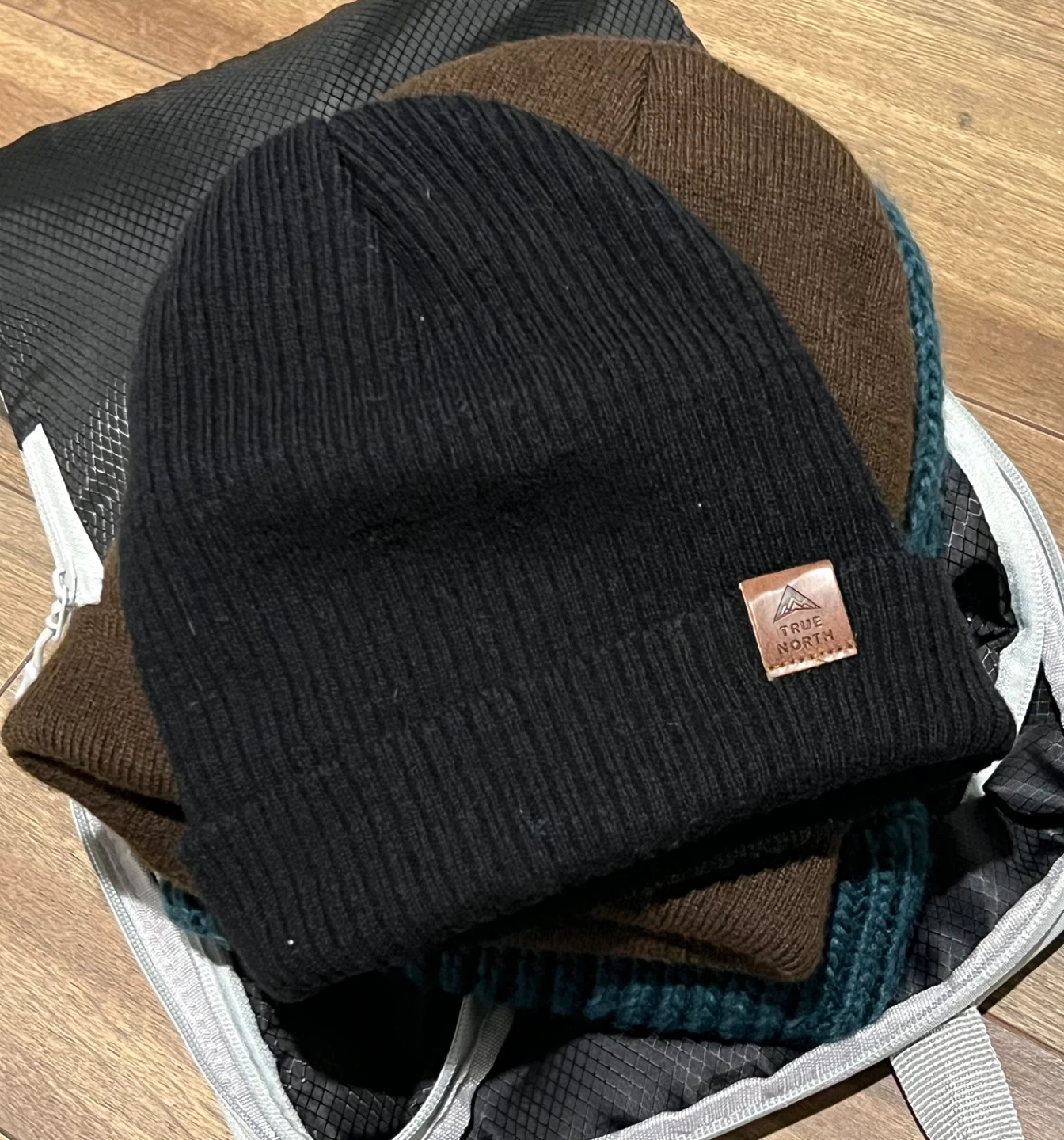 Hat Bundle: 3 Beanies - Black, Brown, and Green (Unisex)