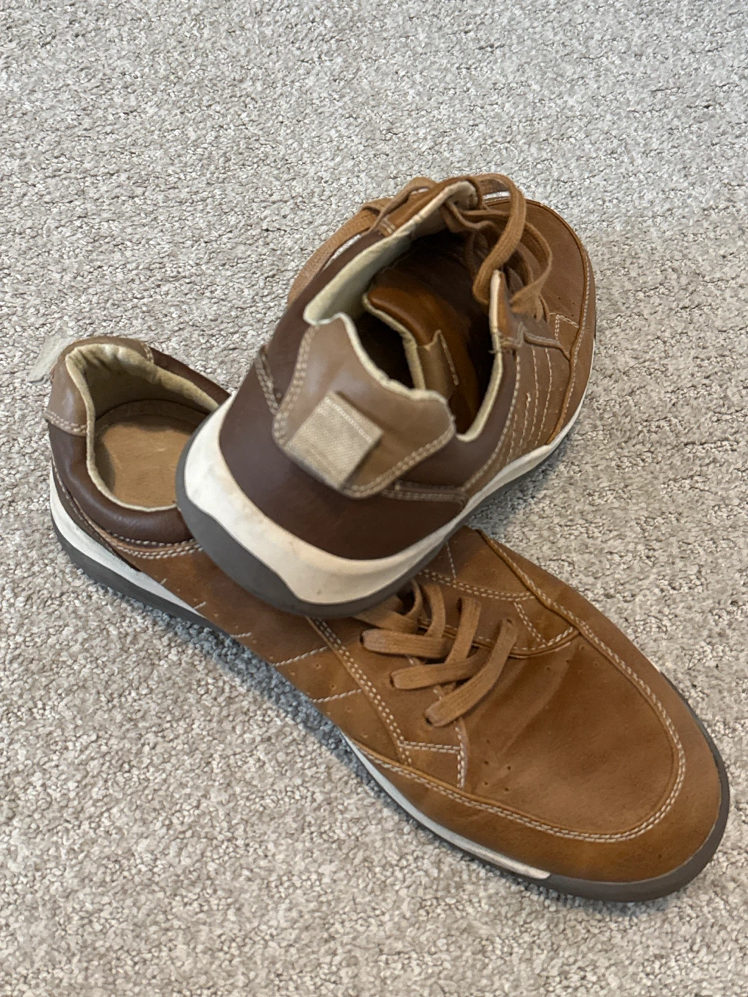 Denver Hayes Brown Leather Shoes - photo 3