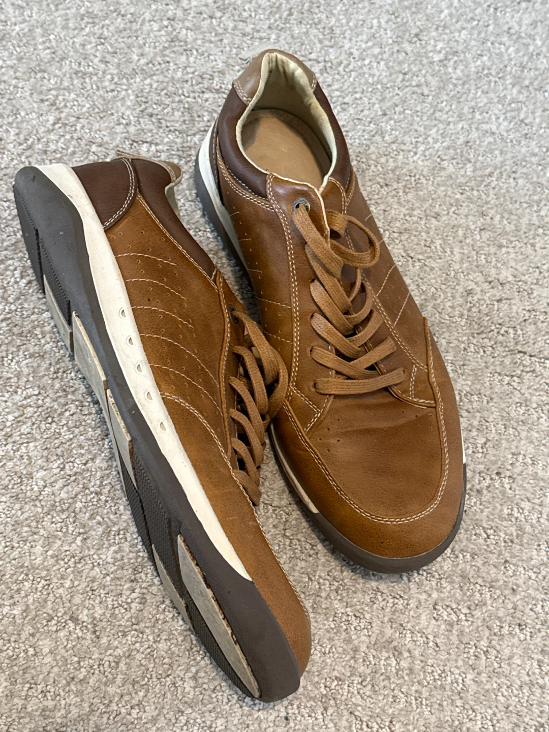 Denver Hayes Brown Leather Shoes - photo 2