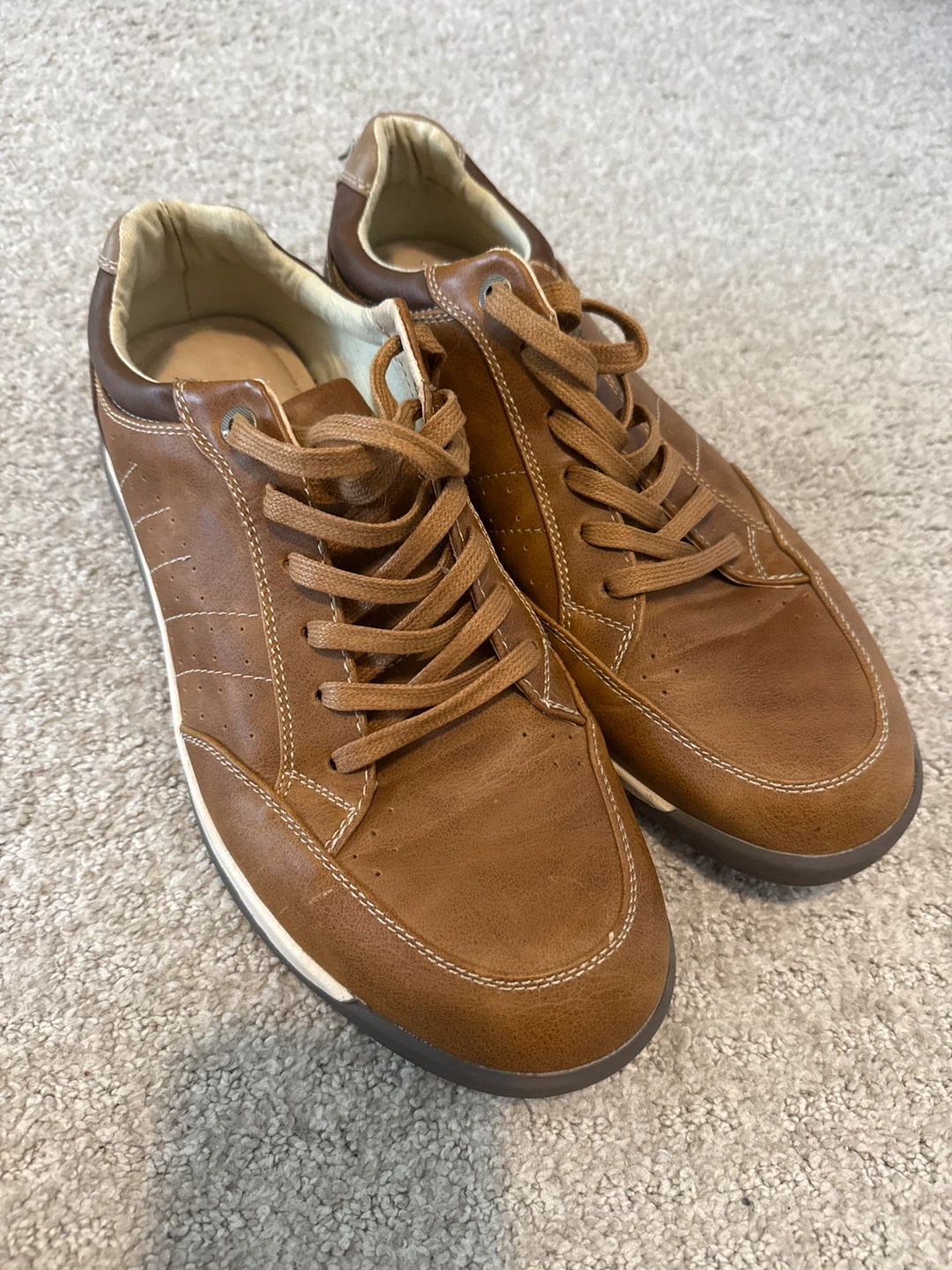 Denver Hayes Brown Leather Shoes