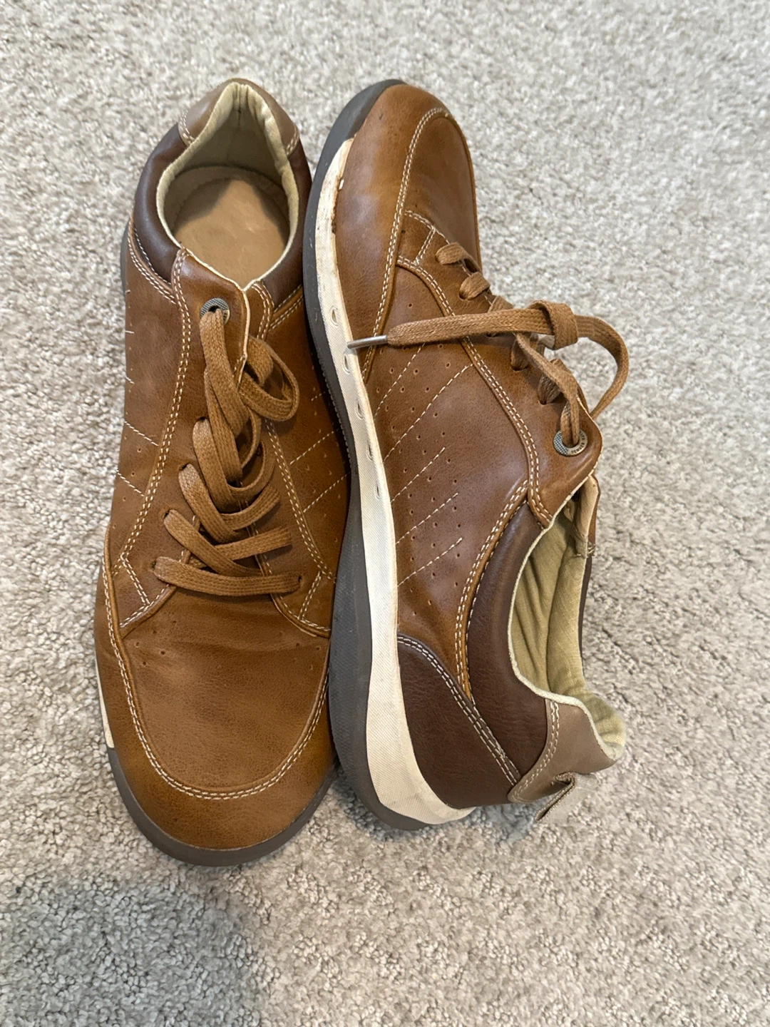 Denver Hayes Brown Leather Shoes - photo 4
