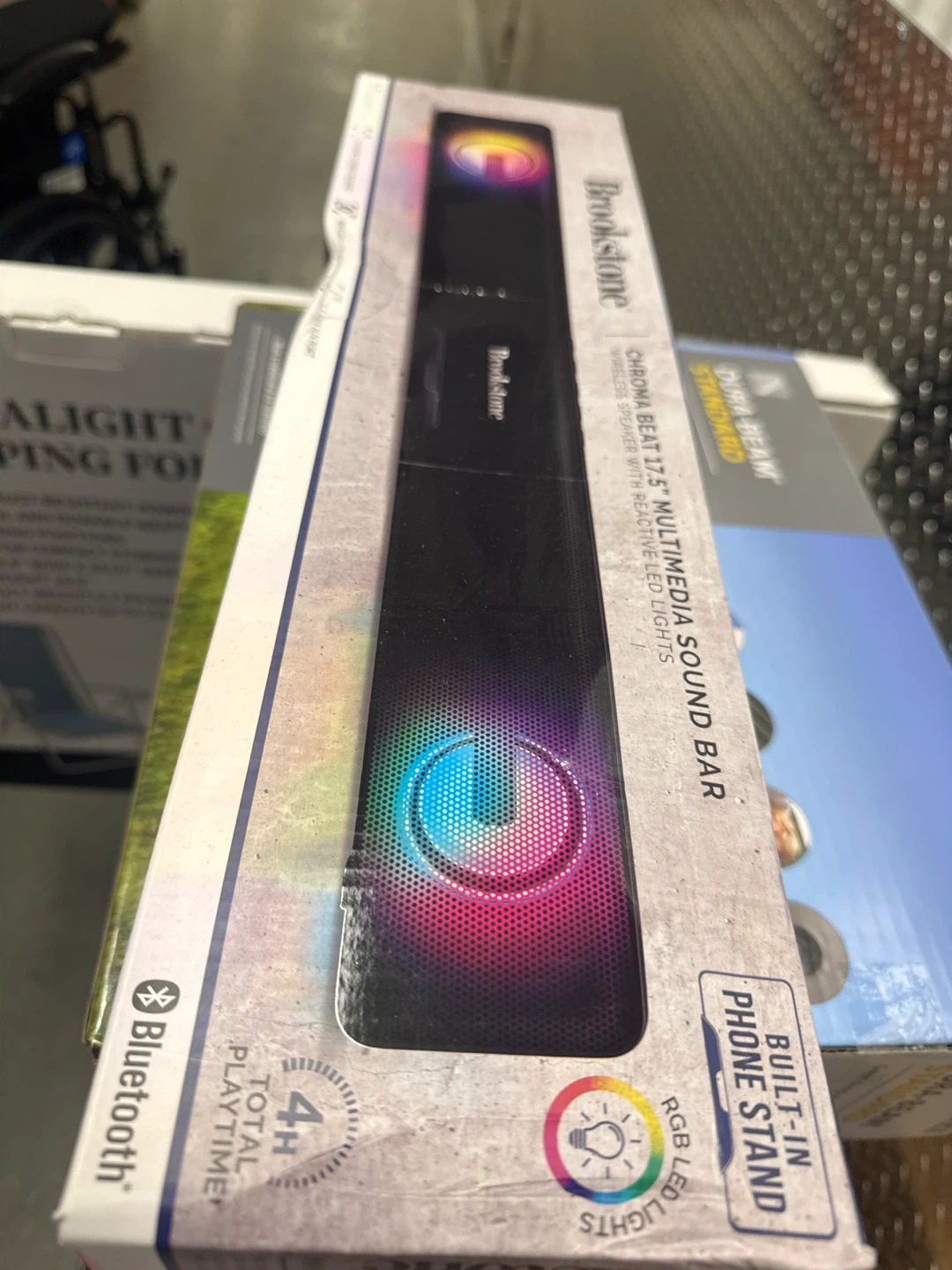 Brookstone sound bar multimedia Bluetooth