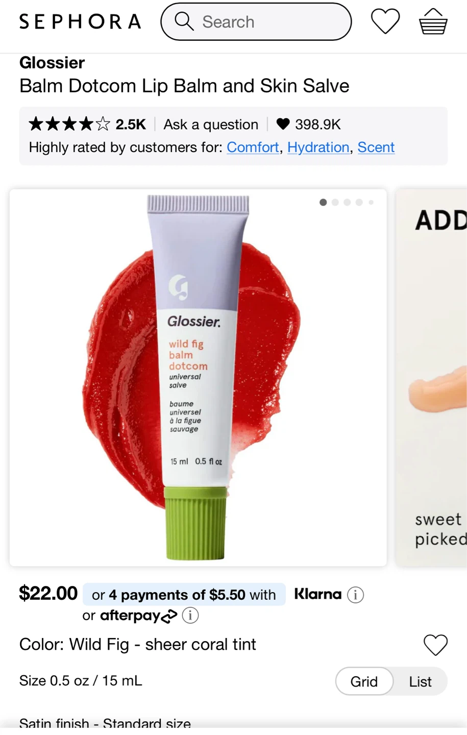 Glossier Wild Fig Balm Dotcom