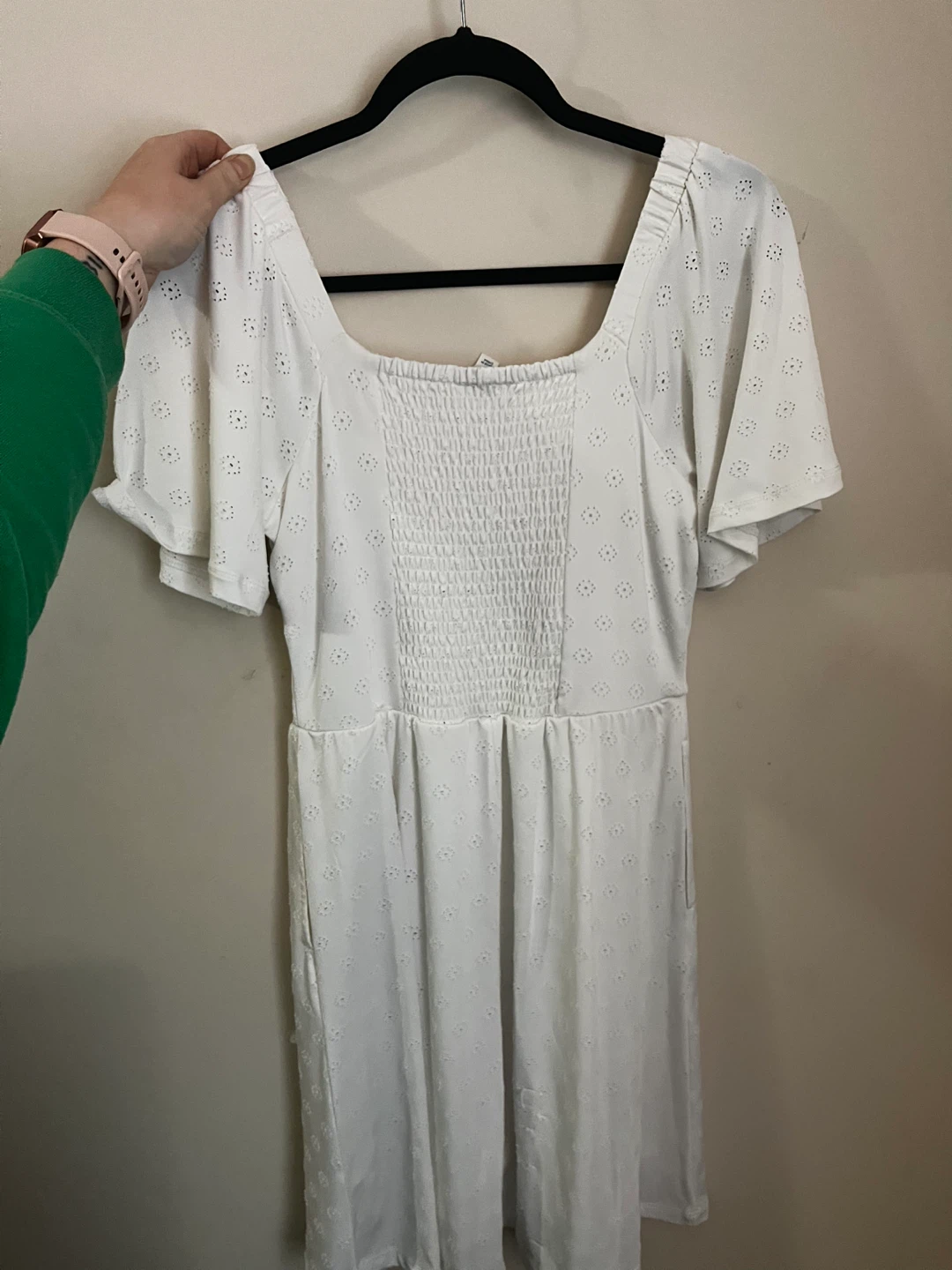 Market & Spruce White Eyelet Dress - photo 2