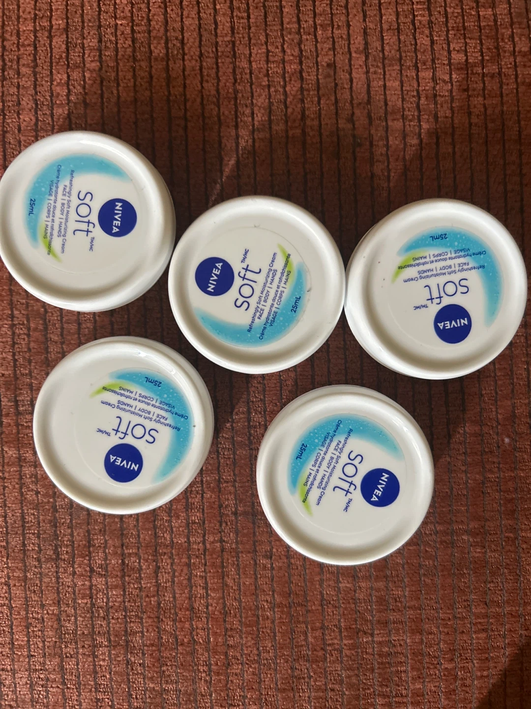 Nivea Soft Refreshing Cream - 5 x 25ml Pots