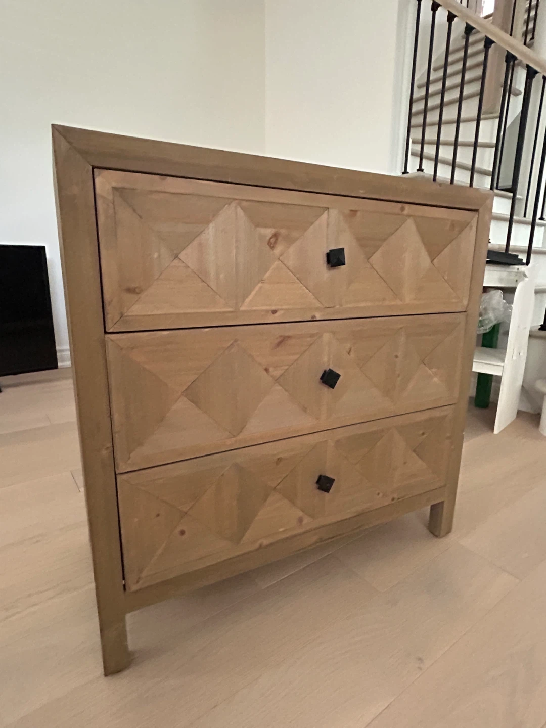 3-Drawer Wooden Chest - photo 2