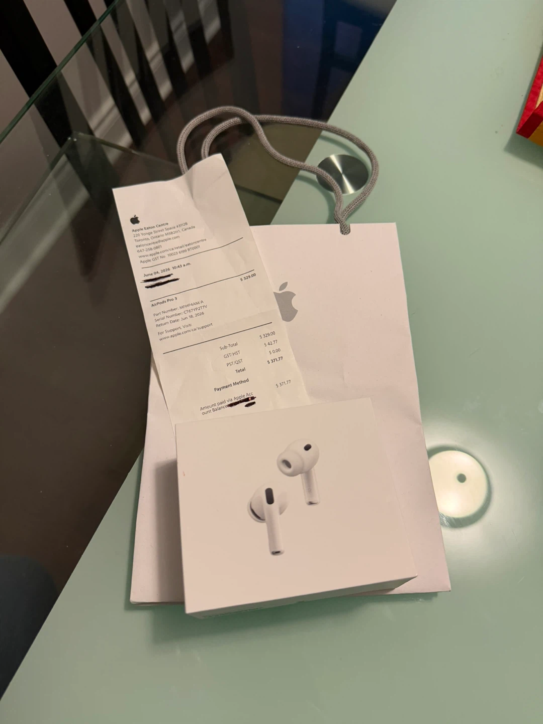 Airpods Pro 3 (Sealed and with Apple Store Receipt)