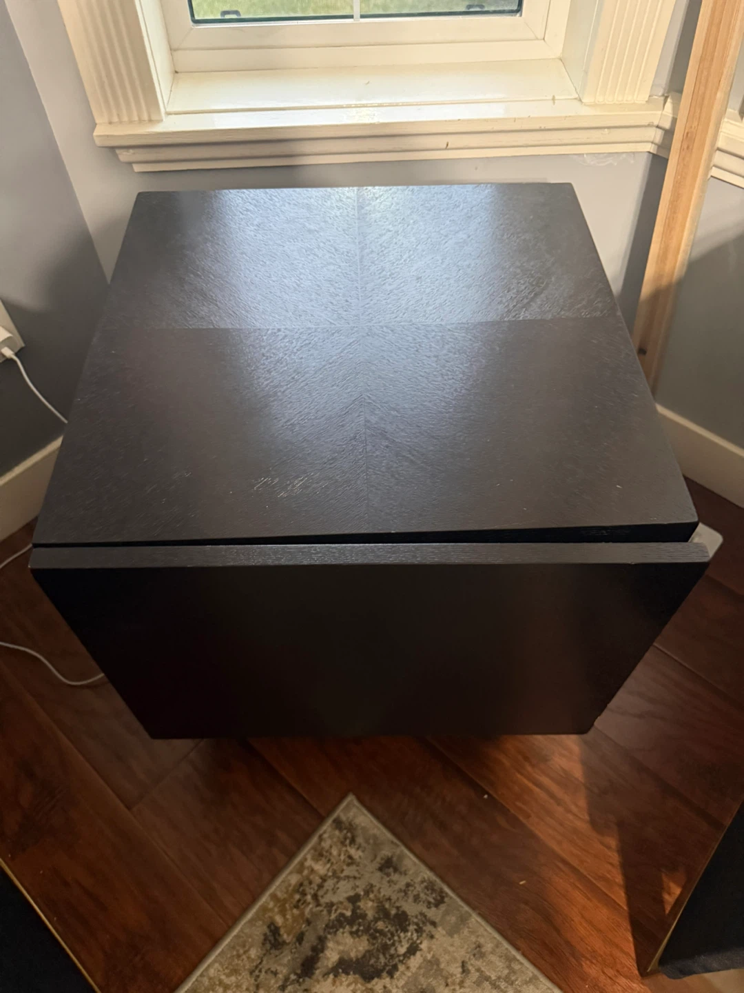 Modern Black Coffee Table with Storage - photo 4