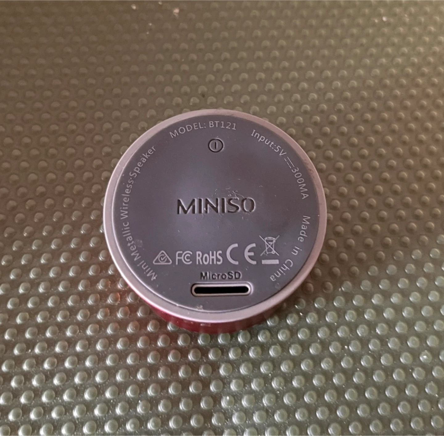 MINISO Mini Speaker BT121 Red - photo 2