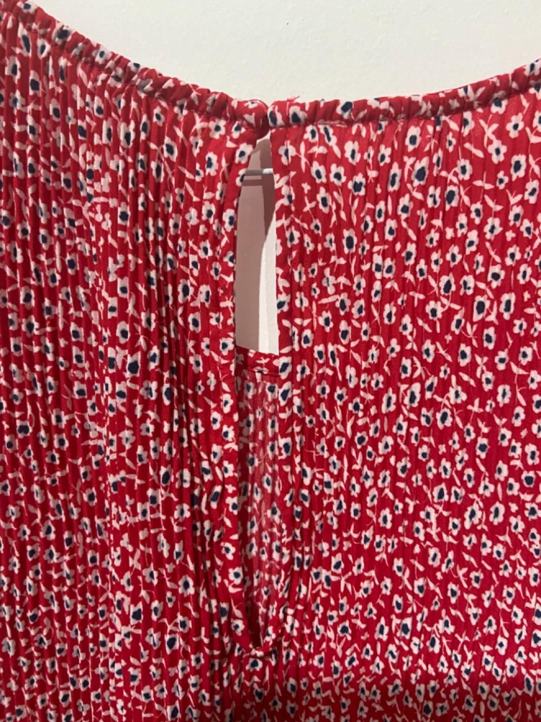 Addition Elle Red Floral Sleeveless Blouse - photo 4