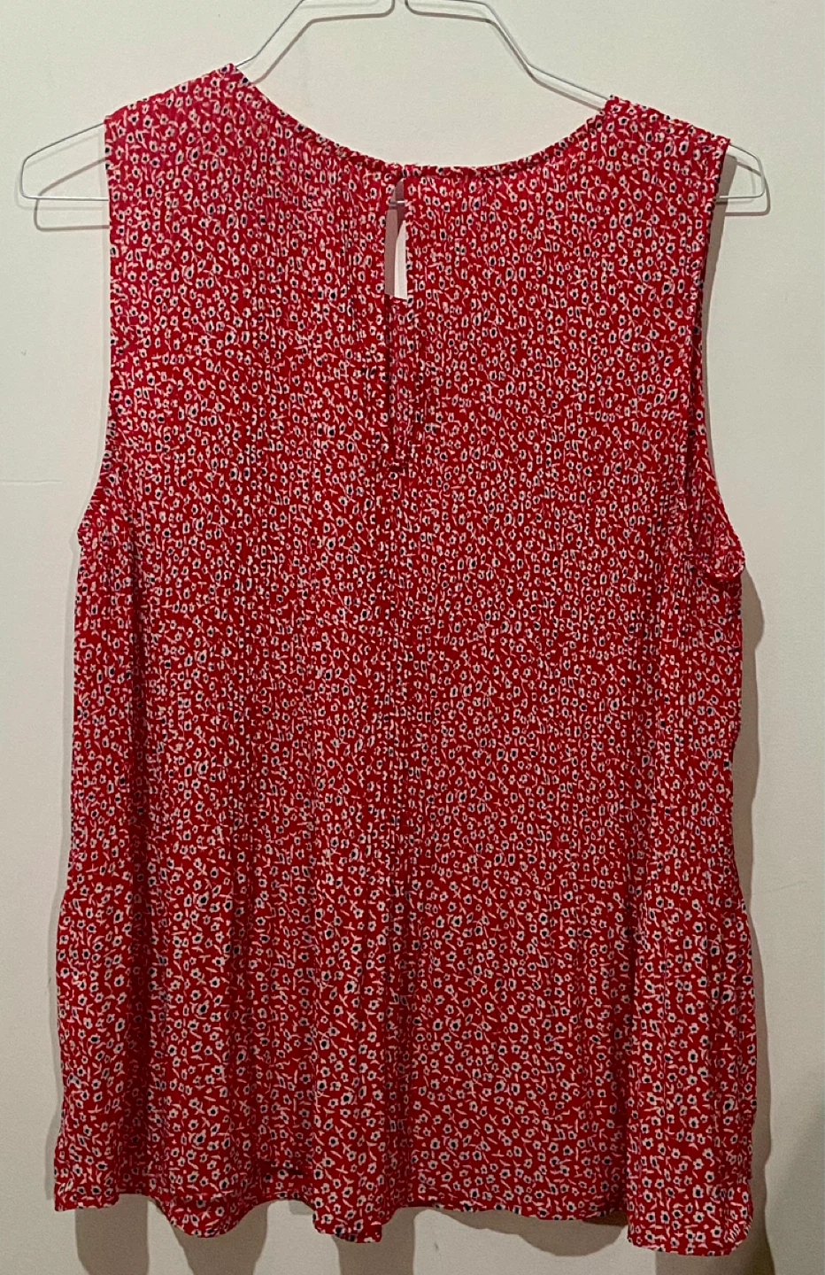 Addition Elle Red Floral Sleeveless Blouse - photo 2