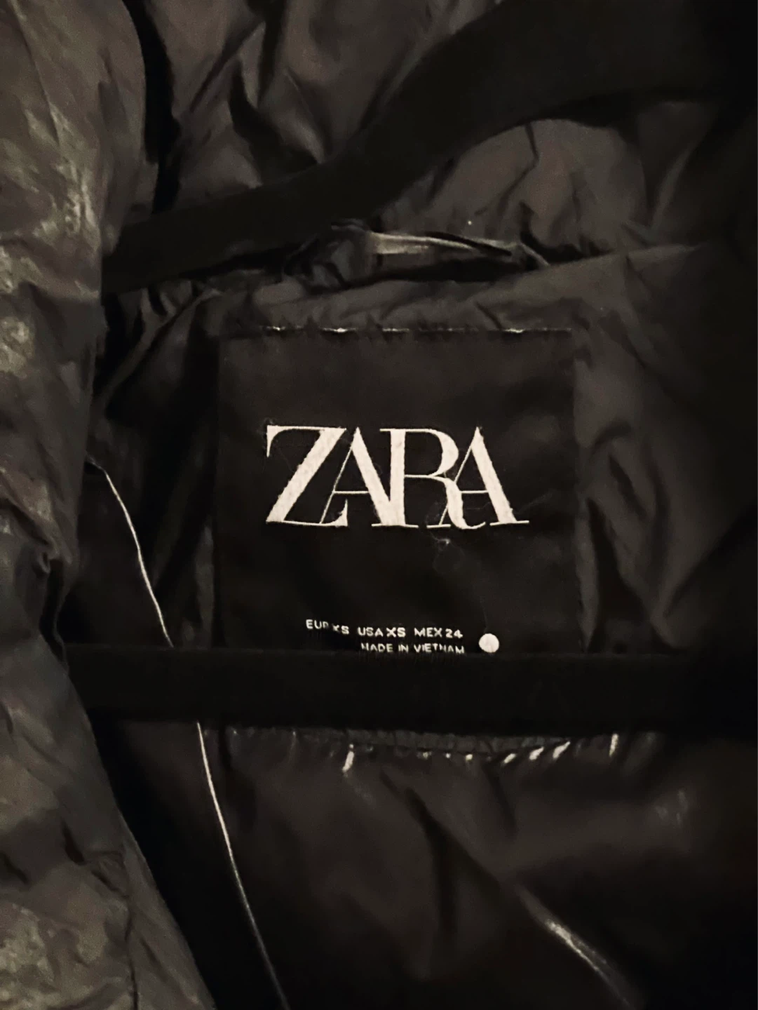 Zara Black Puffer Coat - photo 4