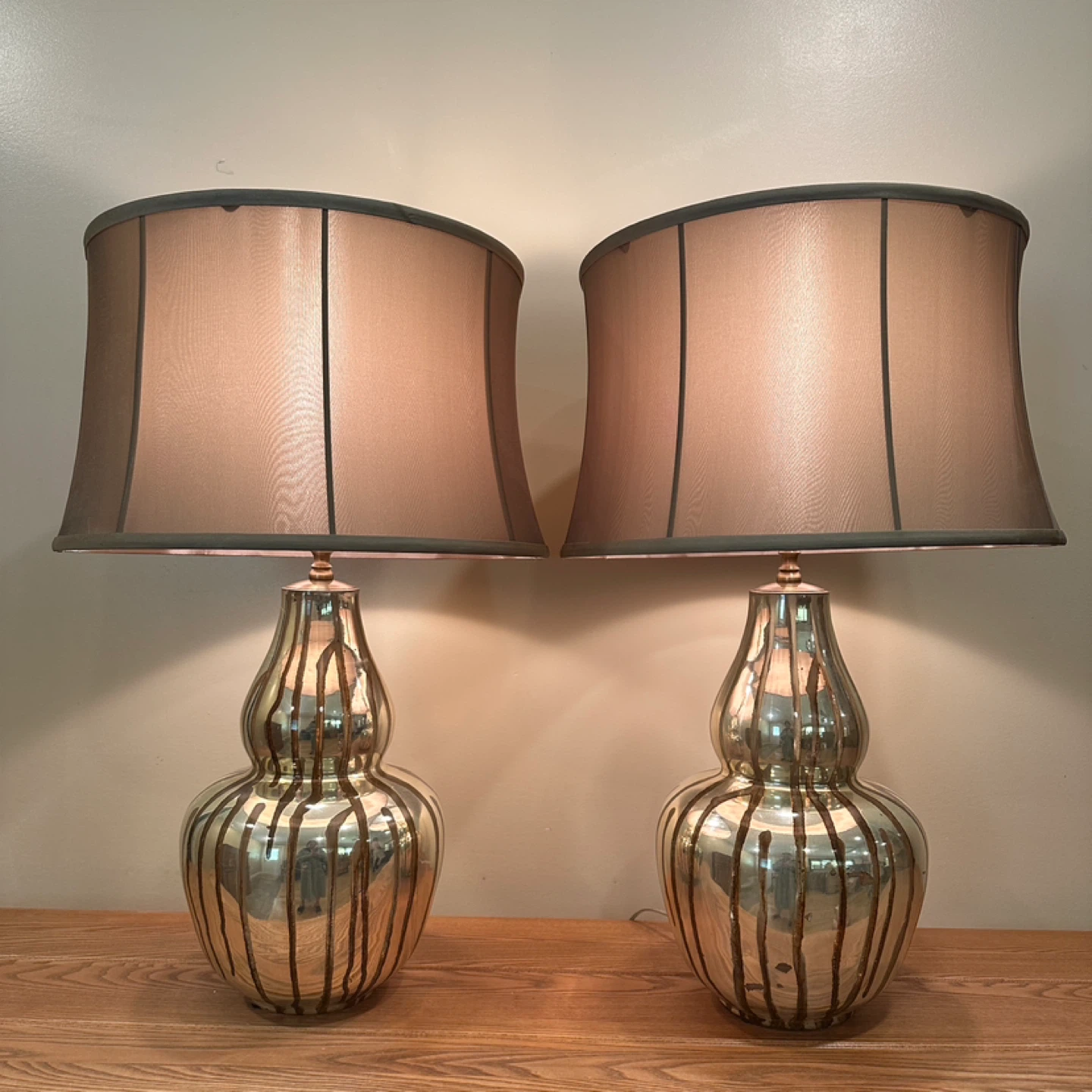 Pair of Arteriors Home Mercury Glass Table Lamps (CAN DELIVER) - photo 3