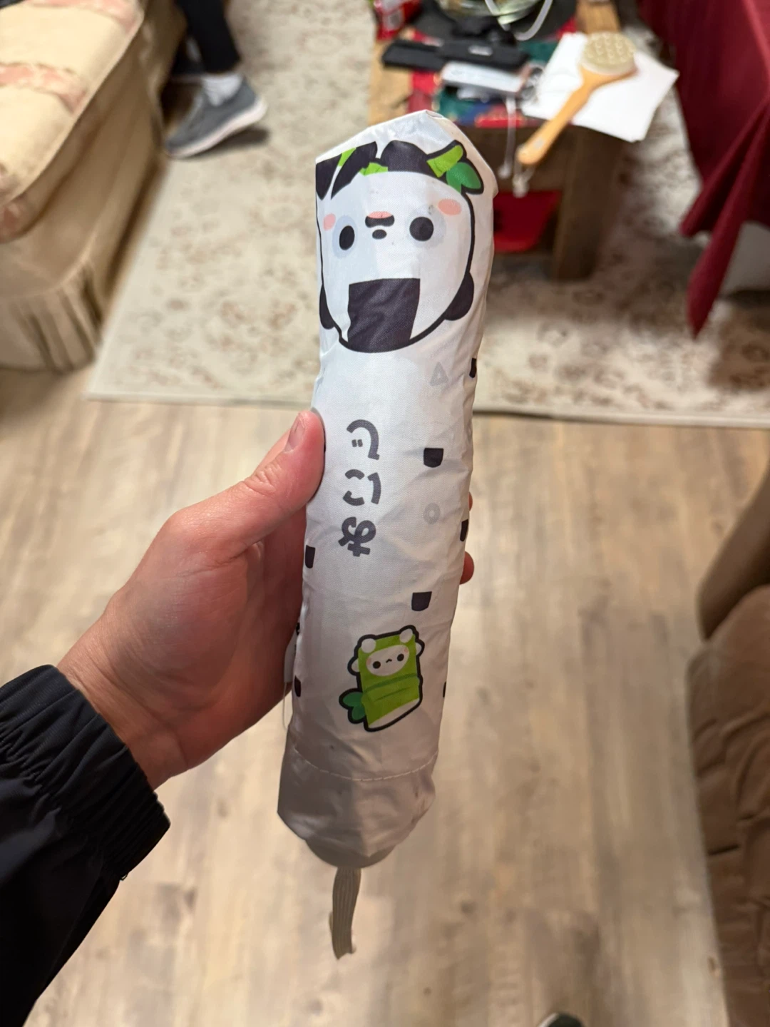 Cute Onigiri Panda Collapsible Umbrella - photo 5
