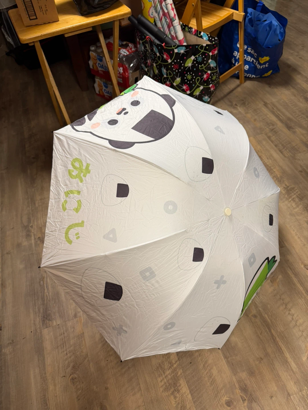 Cute Onigiri Panda Collapsible Umbrella - photo 3