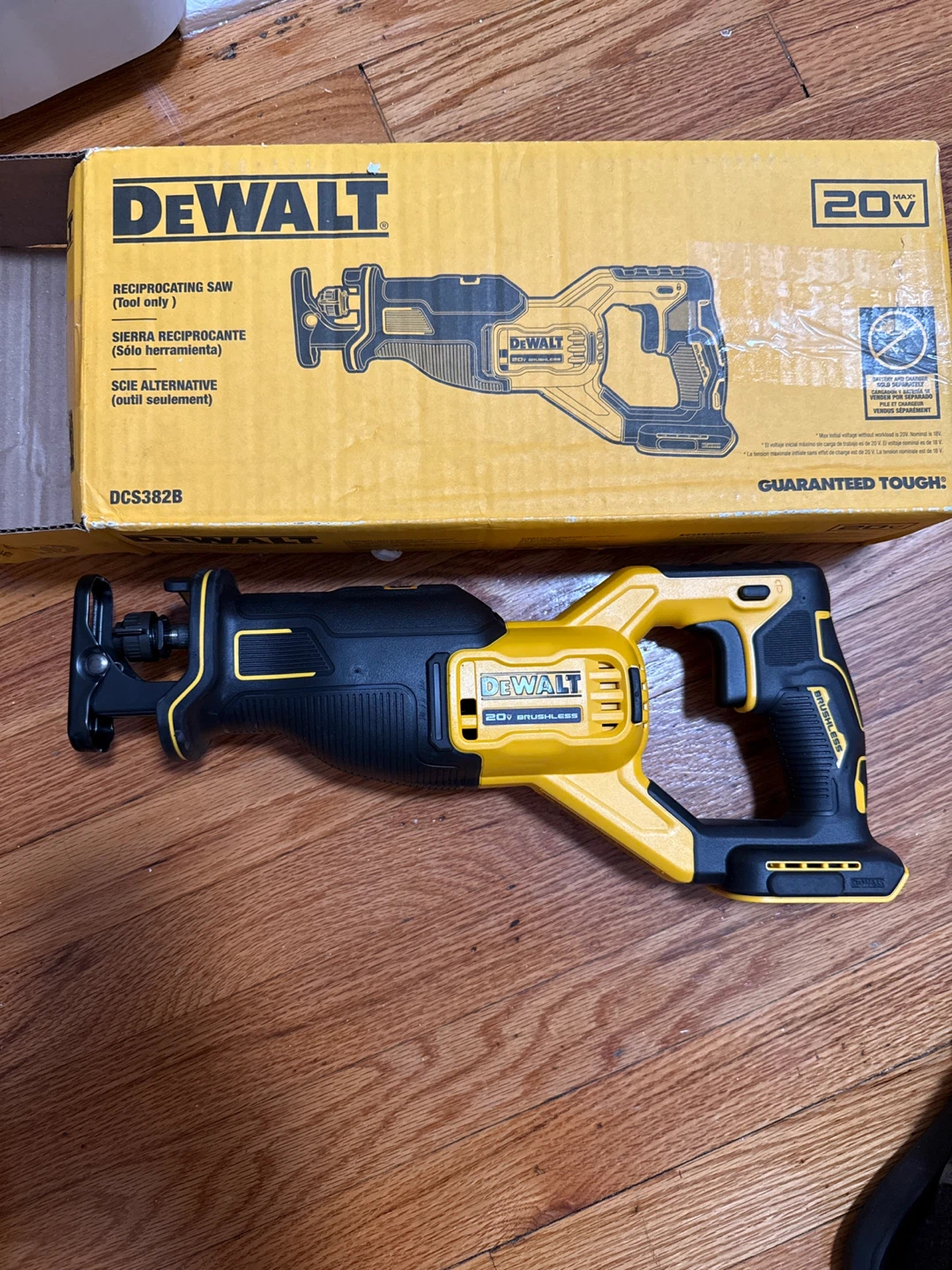 DEWALT 20V MAX DCS382B Speed Reciprocating Saw (Tool Only)