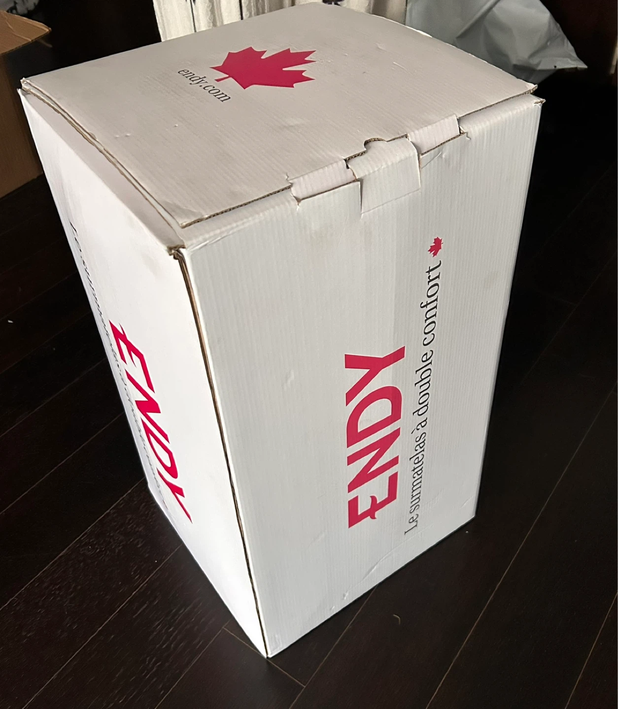 ENDY Queen mattress topper- brand new in the box, unopened
