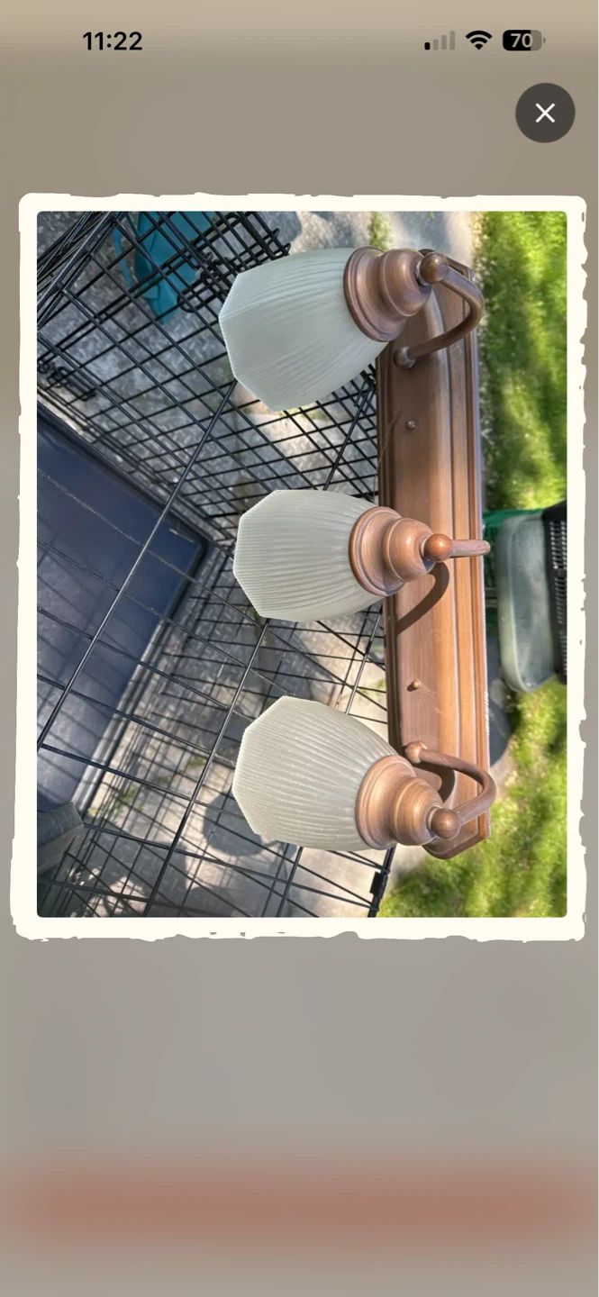 Three Light Vanity Fixture