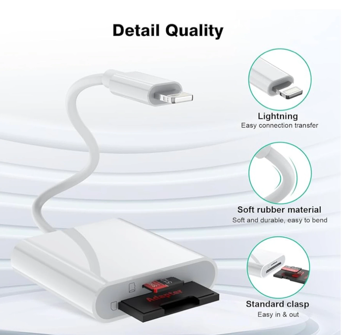 Lightning SD Card Reader Adapter for iPhone/iPad - photo 5
