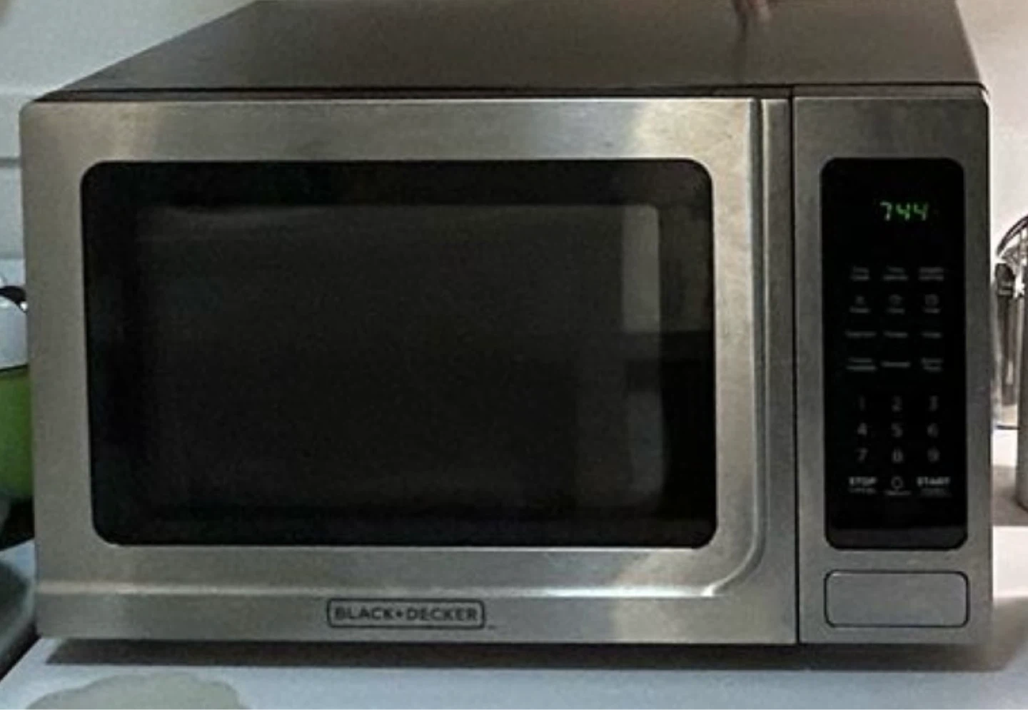 Black+Decker Stainless Steel Microwave