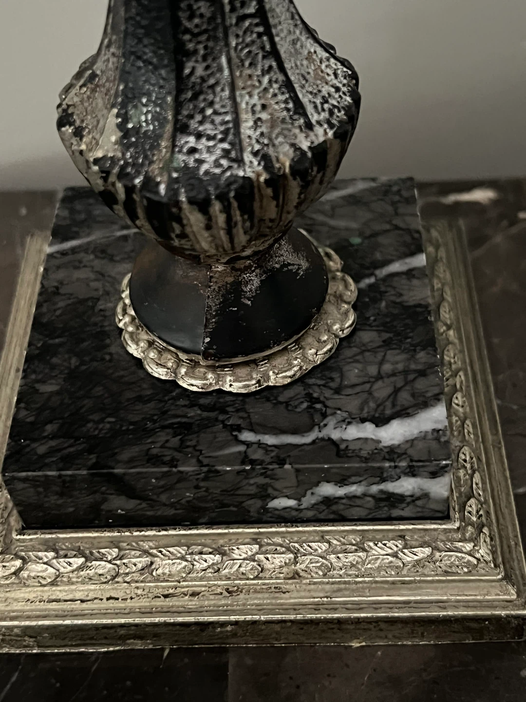 Vintage Candelabra with Marble Base - photo 2