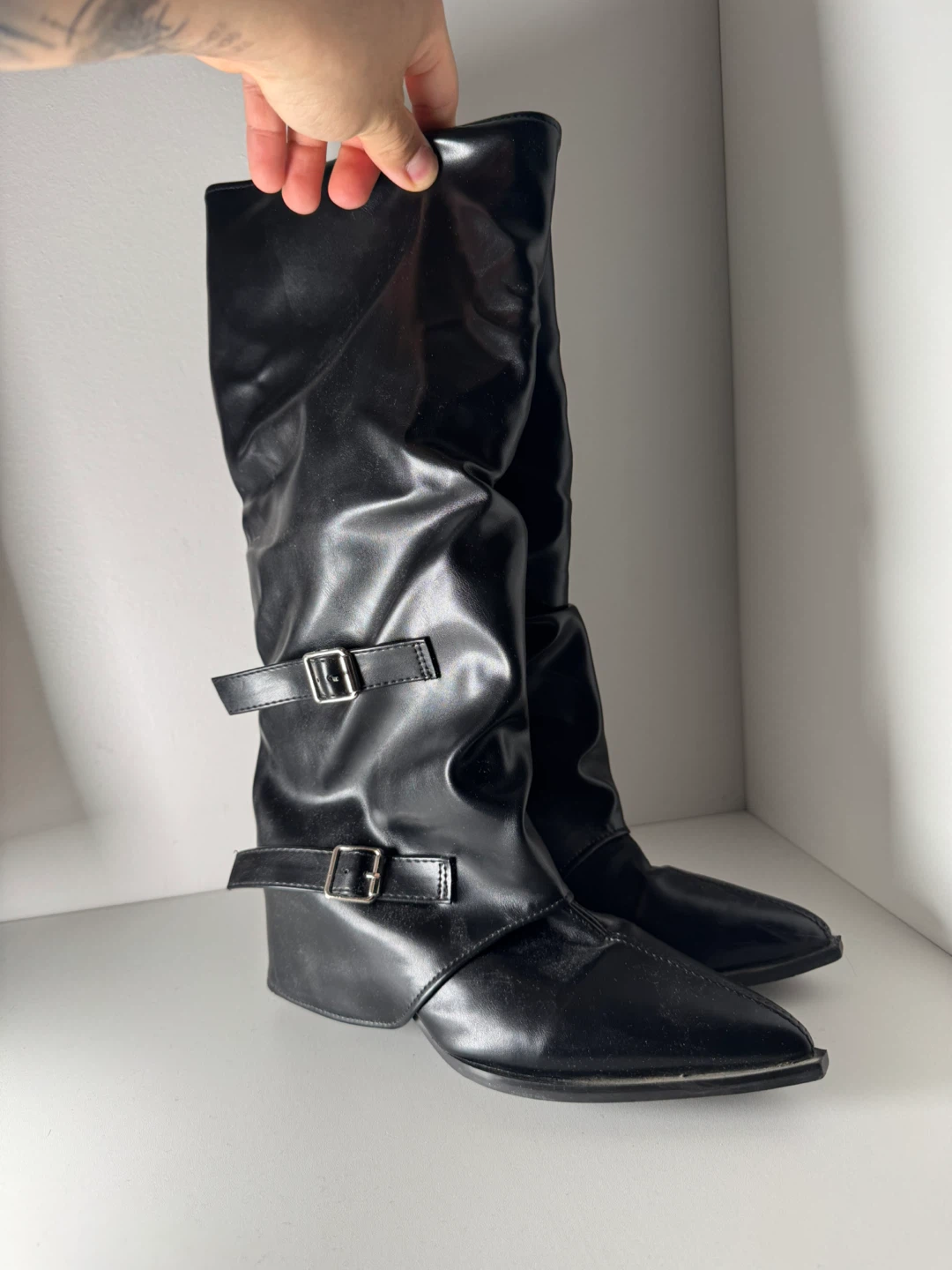 Girl boots black 23#