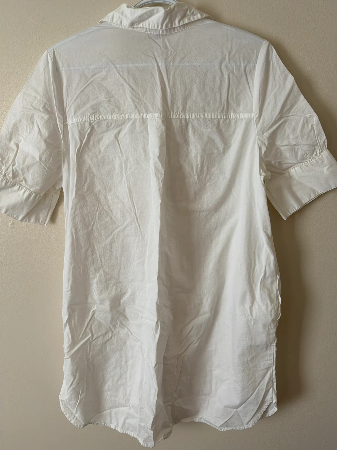 Old Navy White Button-Up Shirt Dress - photo 3