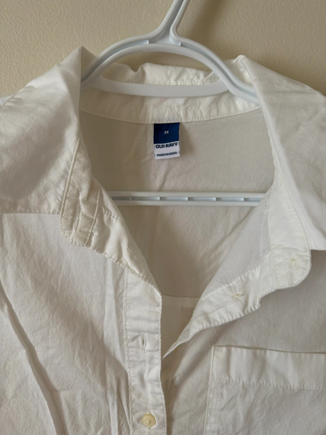Old Navy White Button-Up Shirt Dress - photo 2