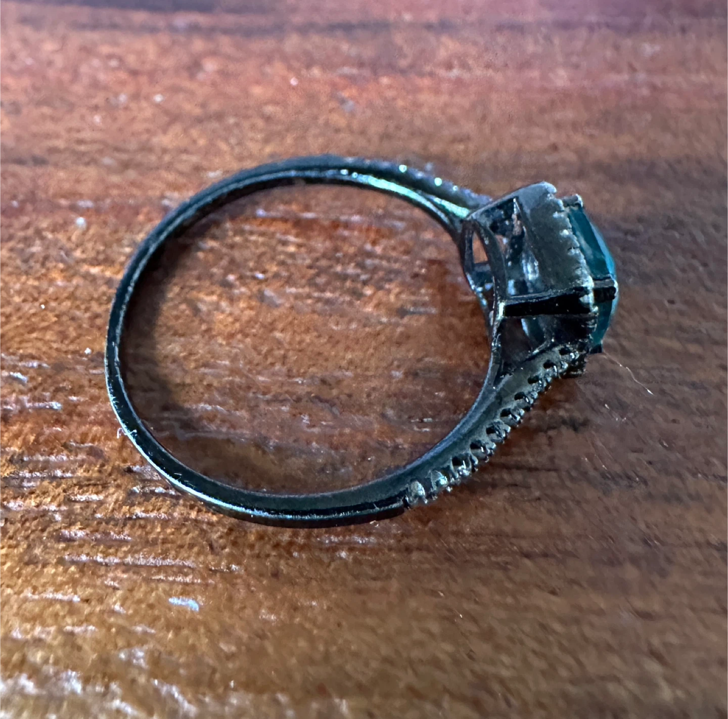 Silver Ring with Teal Stone - $25 - East York - photo 3