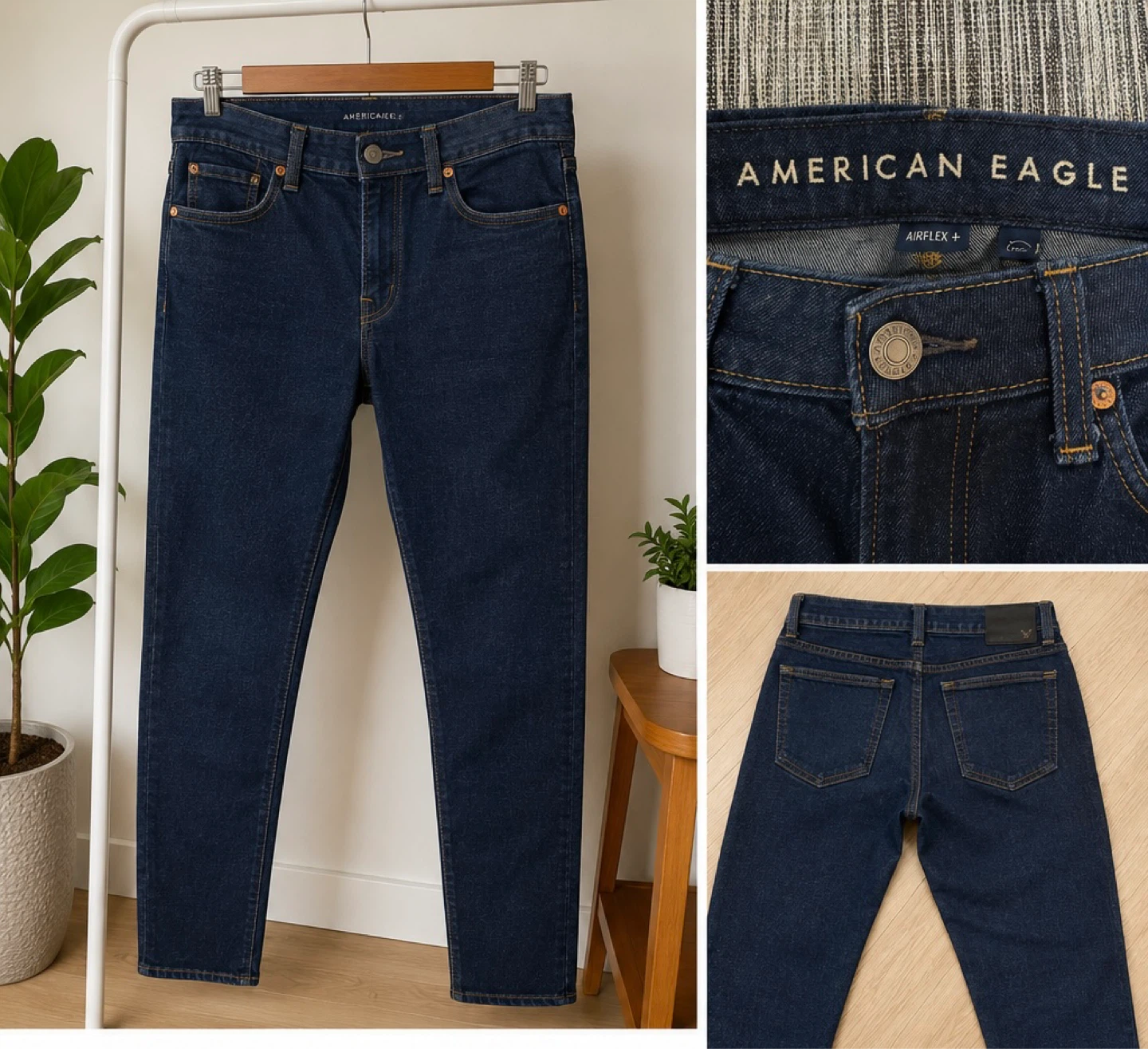 American Eagle Airflex+ Dark Wash Jeans