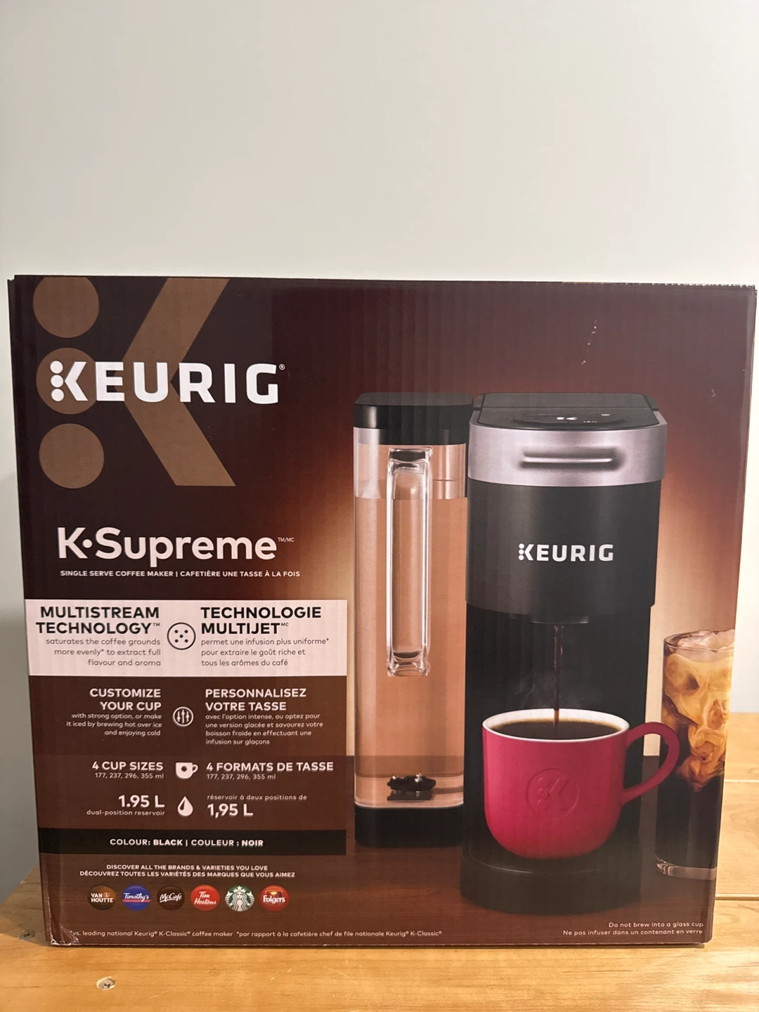 Unopened: Keurig K-Supreme Single Serve Coffee Maker, Black