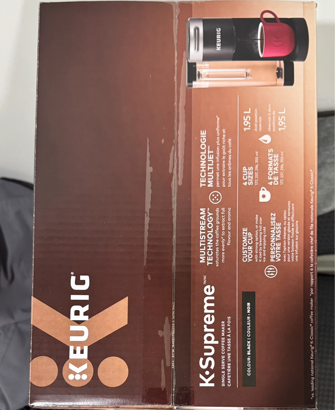 Unopened: Keurig K-Supreme Single Serve Coffee Maker, Black - photo 3