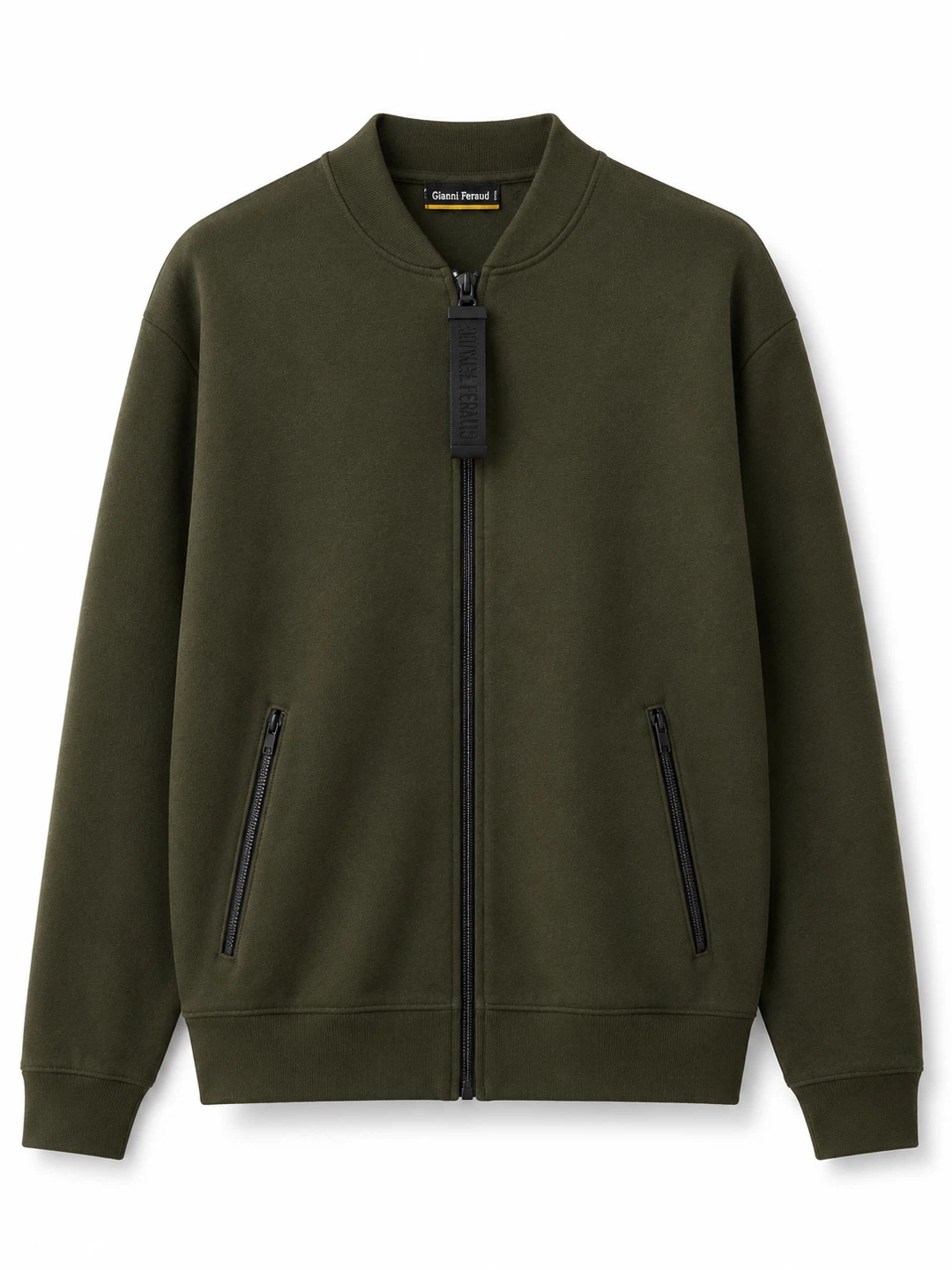 Gianni Feraud Bomber Jacket - Olive Green - photo 2