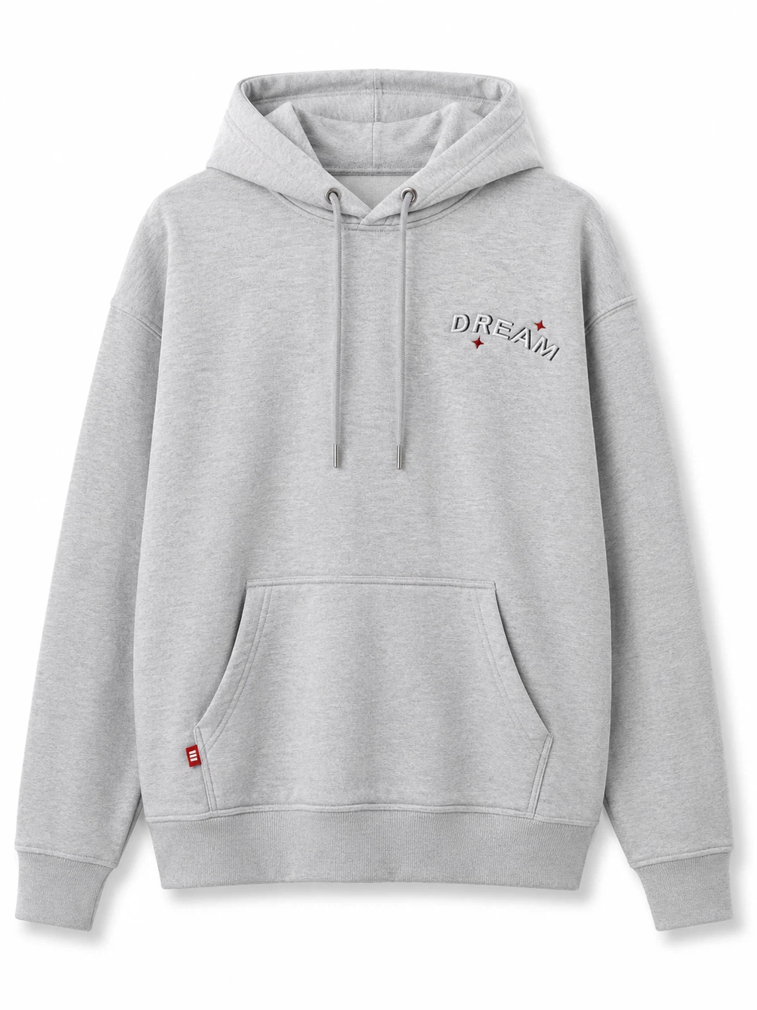 Grey Hoodie with "Open Your Mind" and "Dream" Graphic - photo 2