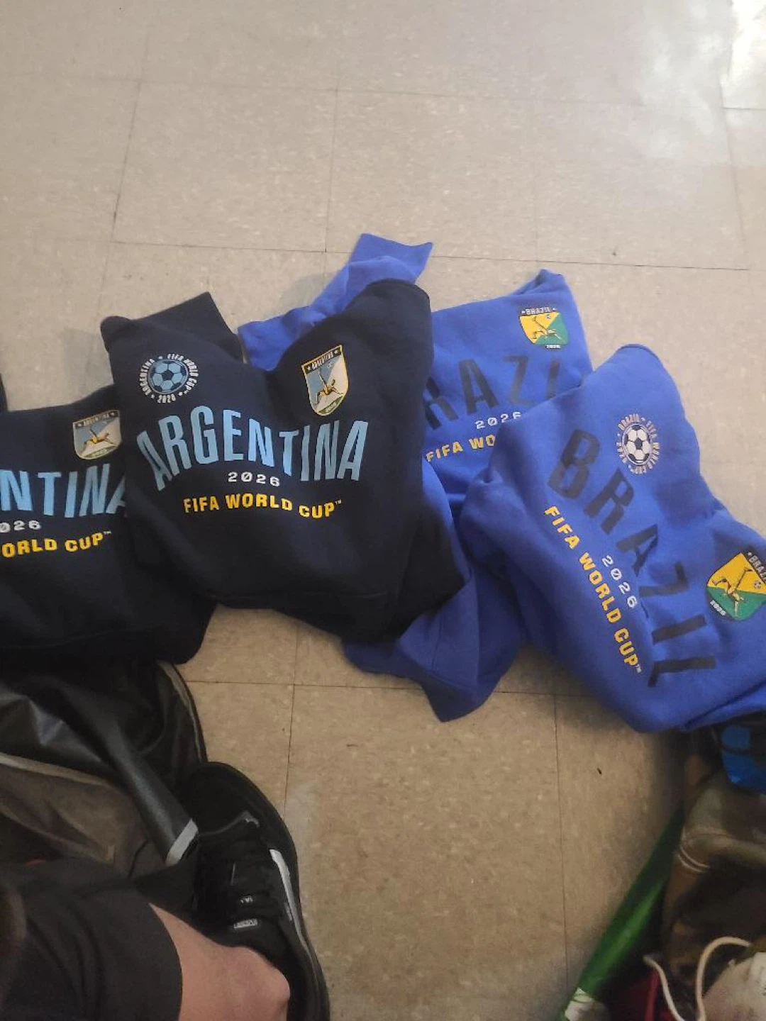 Argentina & Brazil FIFA World Cup 2026 Hoodies