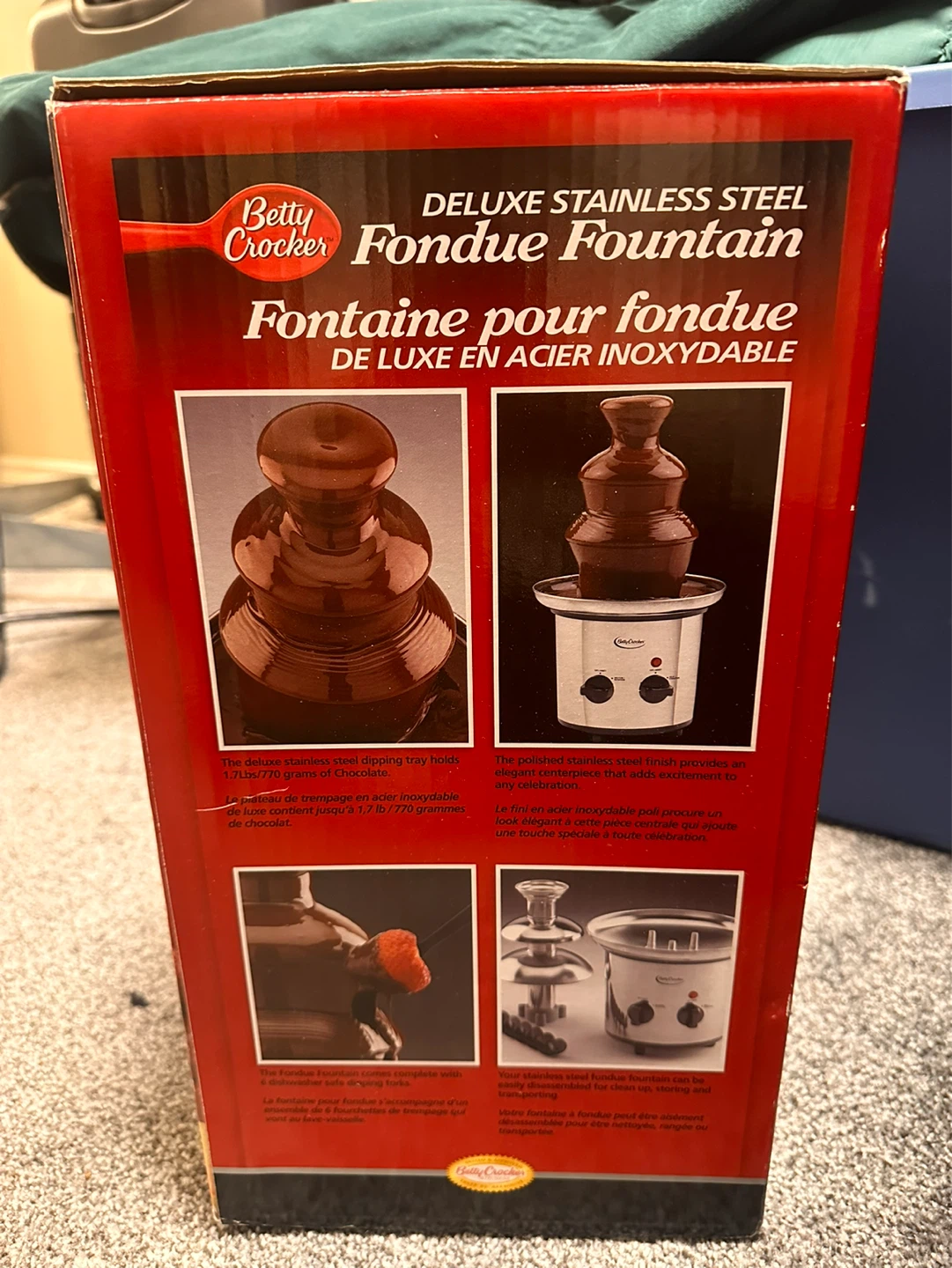 Betty Crocker Deluxe Stainless Steel Fondue Fountain - photo 2