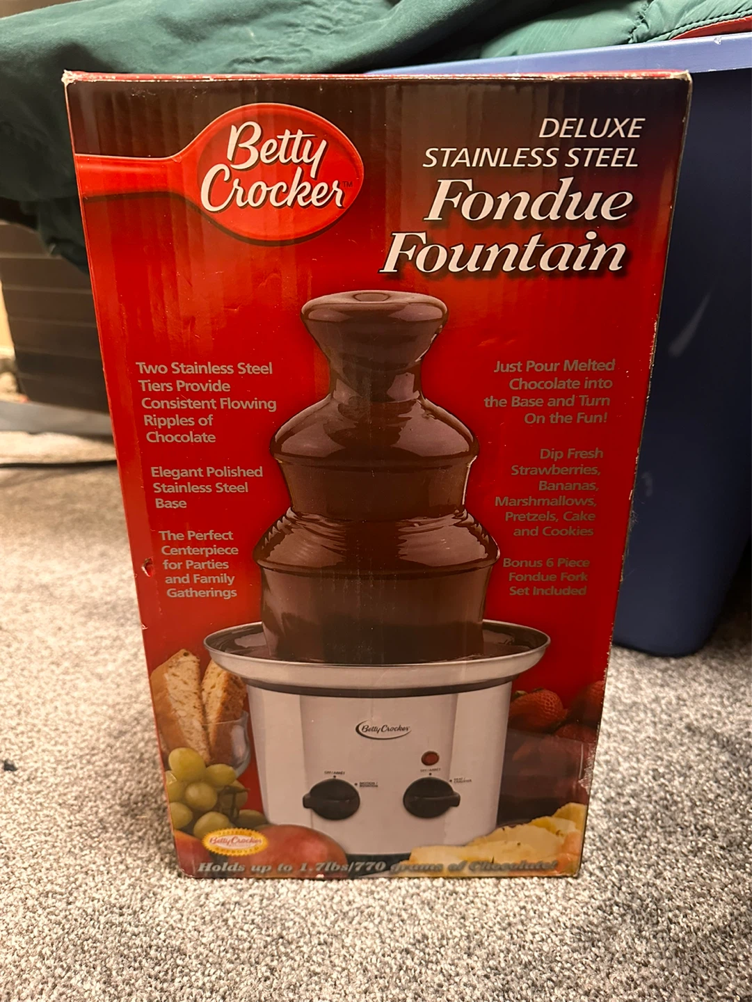 Betty Crocker Deluxe Stainless Steel Fondue Fountain