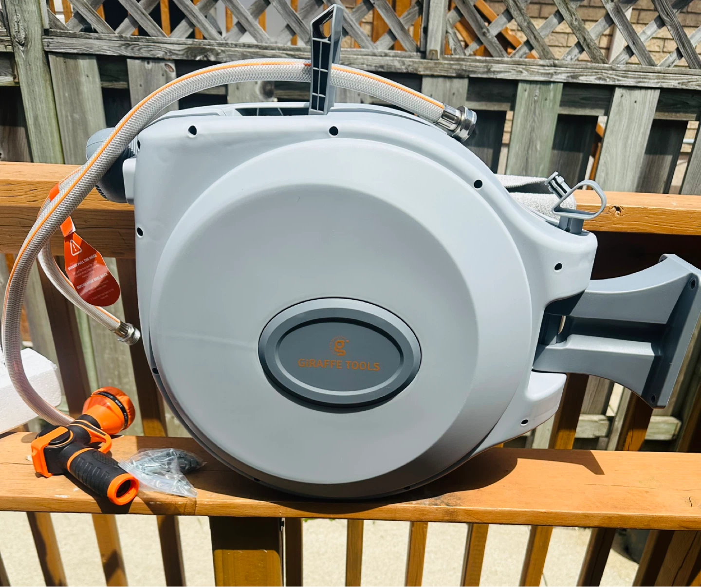Giraffe Tools Automatic Retractable Garden Hose Reel - photo 2