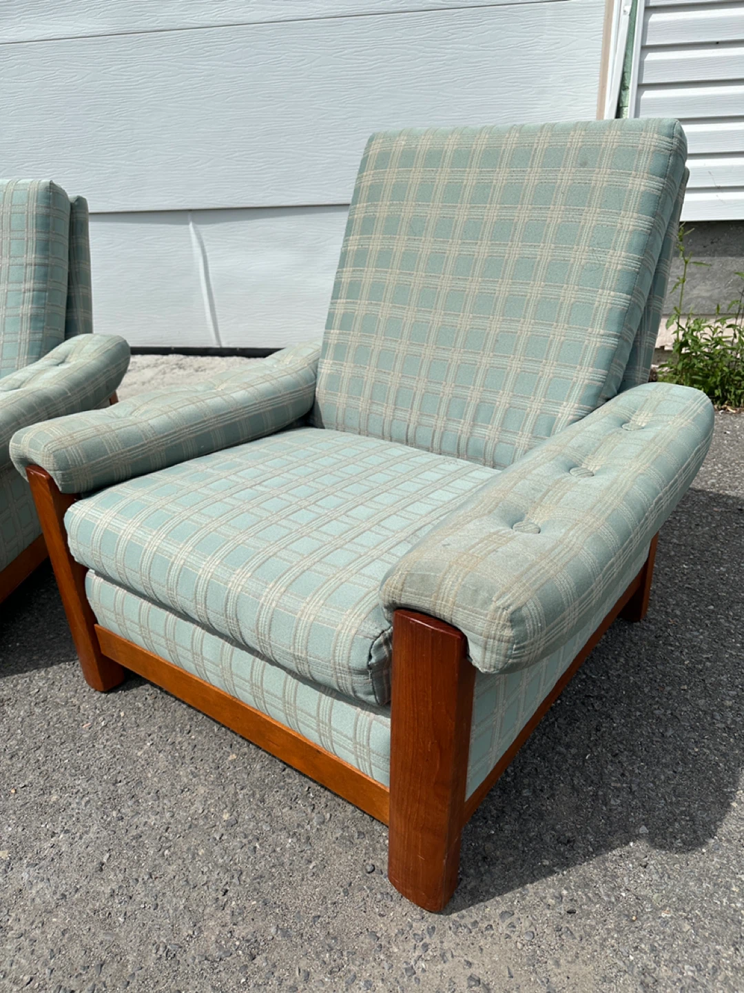 Vintage Teak Scandinavian Design Sofa & Chair Set (CAN DELIVER) - photo 3